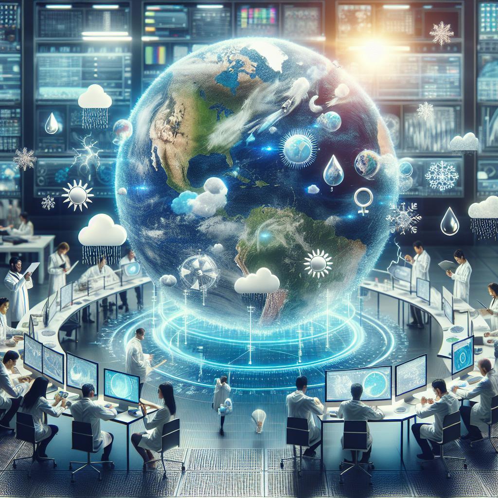 Atmosphärenmodelle zur Vorhersage klimatischer Bedingungen